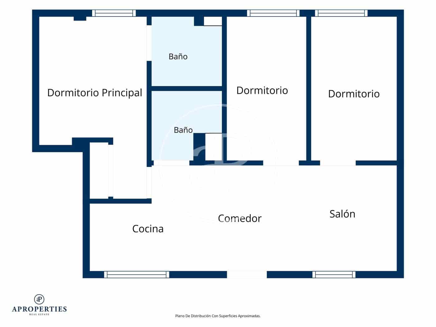 3 slaapkamer Appartement te koop in Valencia stad - € 240.000 (Ref: 10055419)