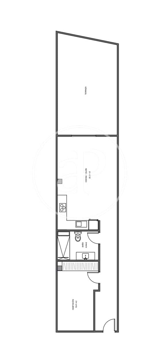 2 soverom Leilighet til salgs i Benissa med svømmebasseng - € 189 000 (Ref: 10100275)