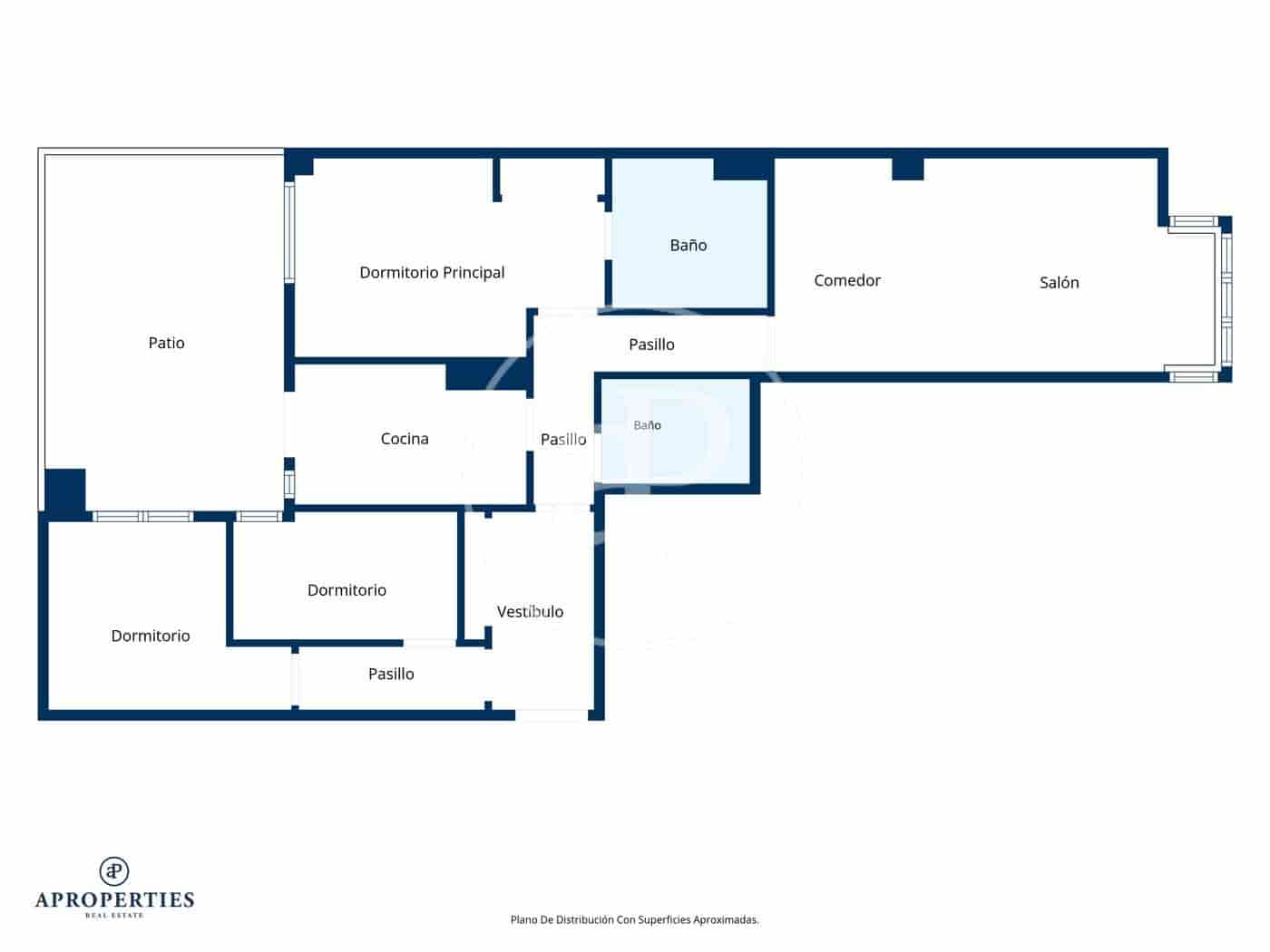 3 quarto Apartamento para arrendar em Valencia cidade com garagem - 1 800 € (Ref: 10120003)