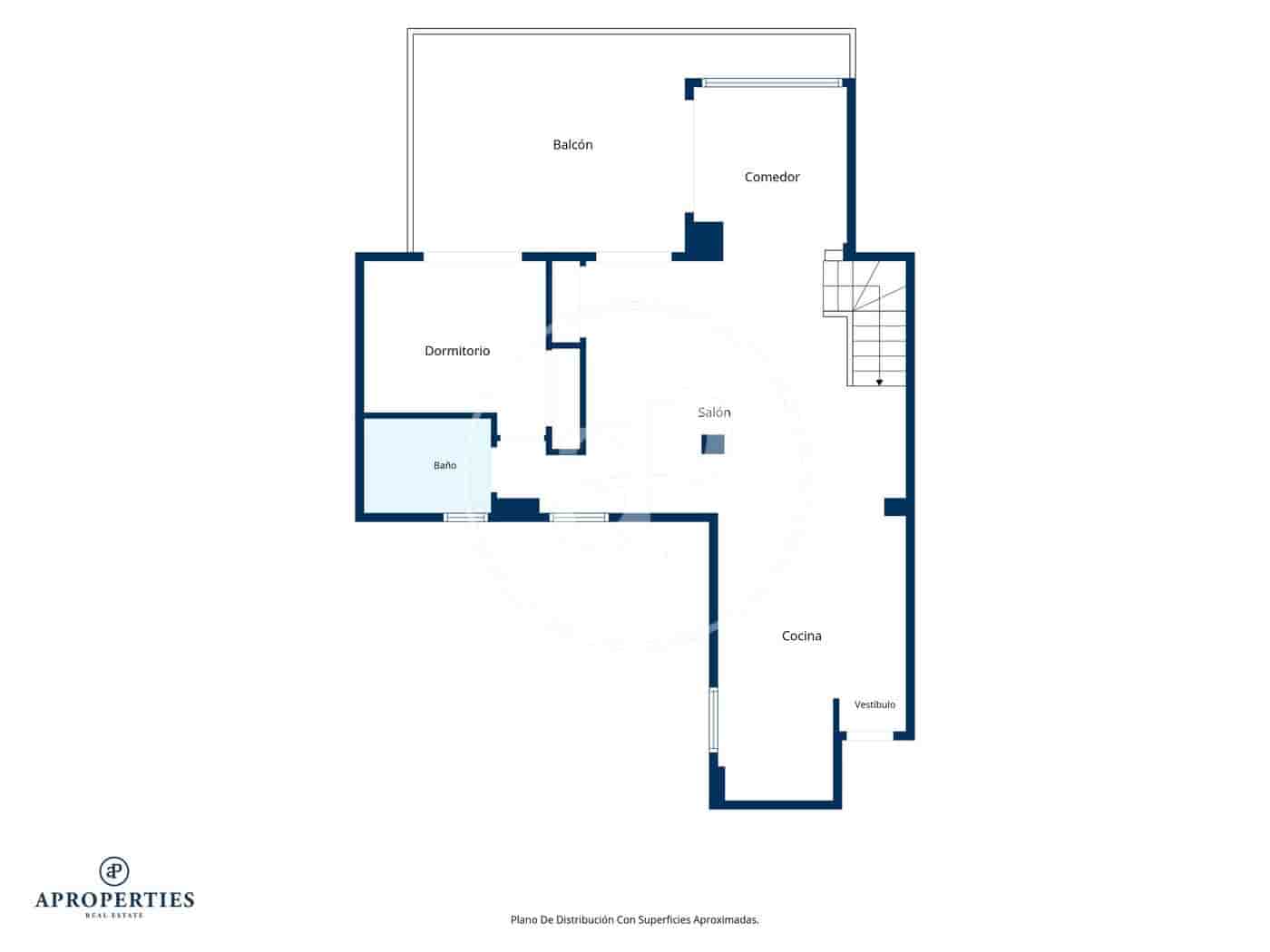 2 quarto Penthouse para arrendar em Valencia cidade - 2 200 € (Ref: 10124487)