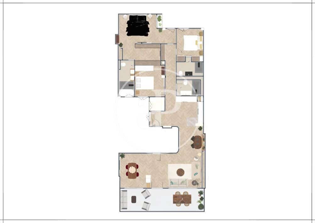 Ático de 3 habitaciones en València ciudad en venta con garaje - 1.690.000 € (Ref: 10147056)