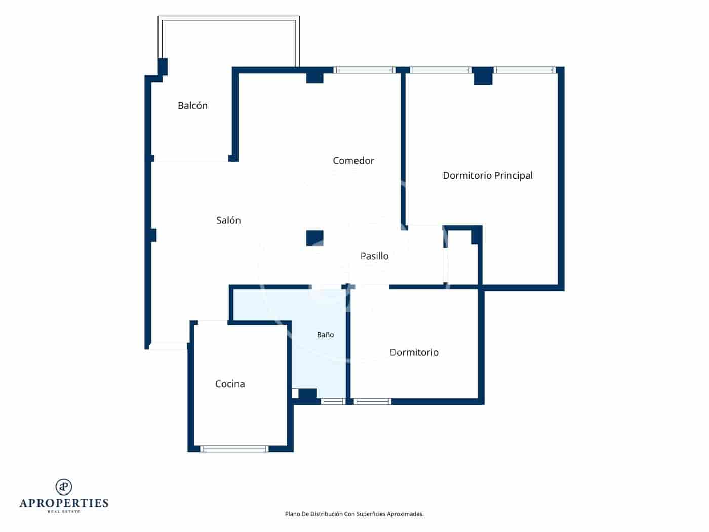 2 bedroom Penthouse for rent in Valencia city - € 1,400 (Ref: 10147058)