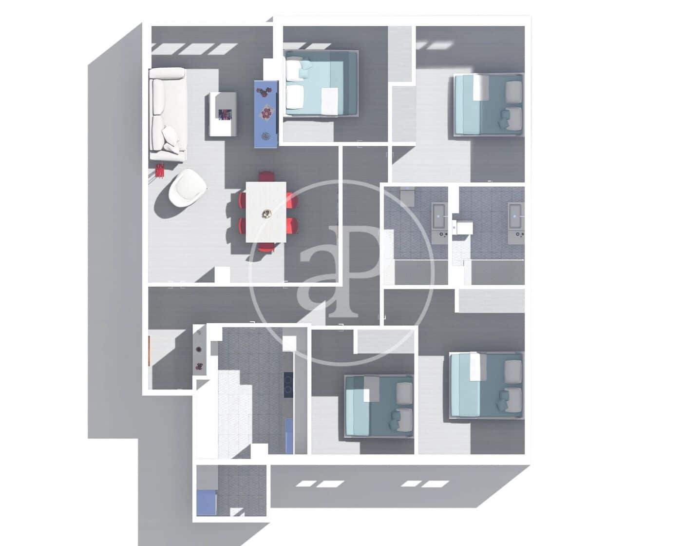 4 soverom Leilighet til salgs i Valencia by - € 440 000 (Ref: 8681582)
