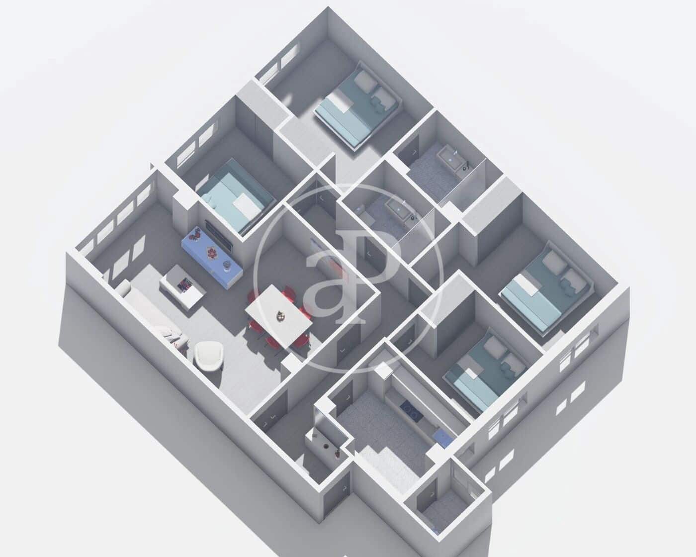 4 soverom Leilighet til salgs i Valencia by - € 440 000 (Ref: 8681582)