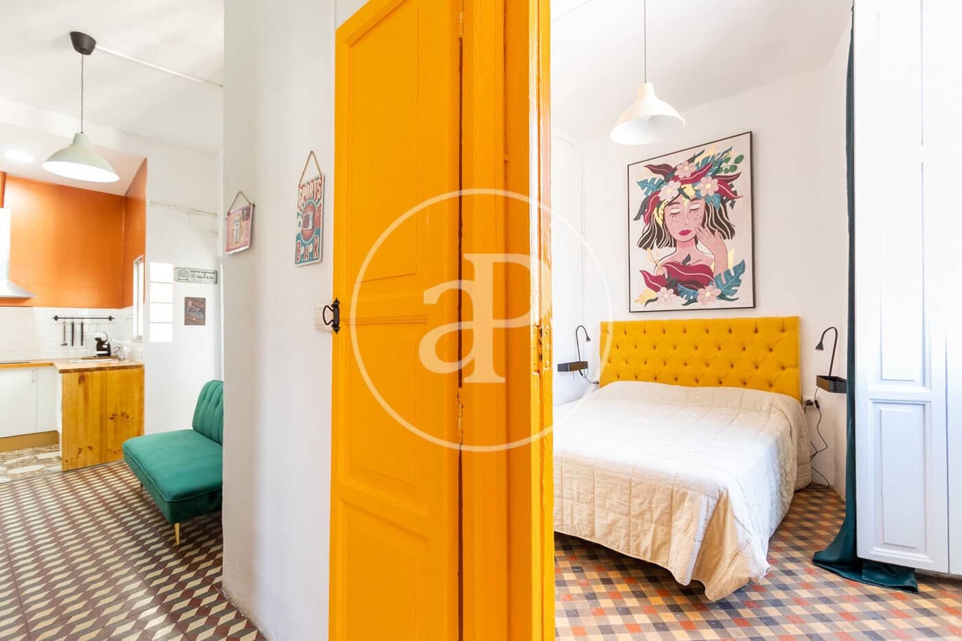 Apartamento de 1 habitación en València ciudad en alquiler - 1.100 € (Ref: 8726687)