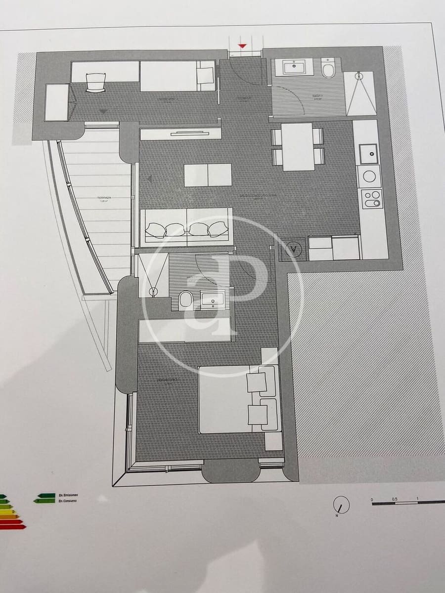 2 makuuhuone Huoneisto vuokrattavana paikassa Valencia kaupunki mukana uima-altaan 
autotalli - 2 500 € (Ref: 8726694)