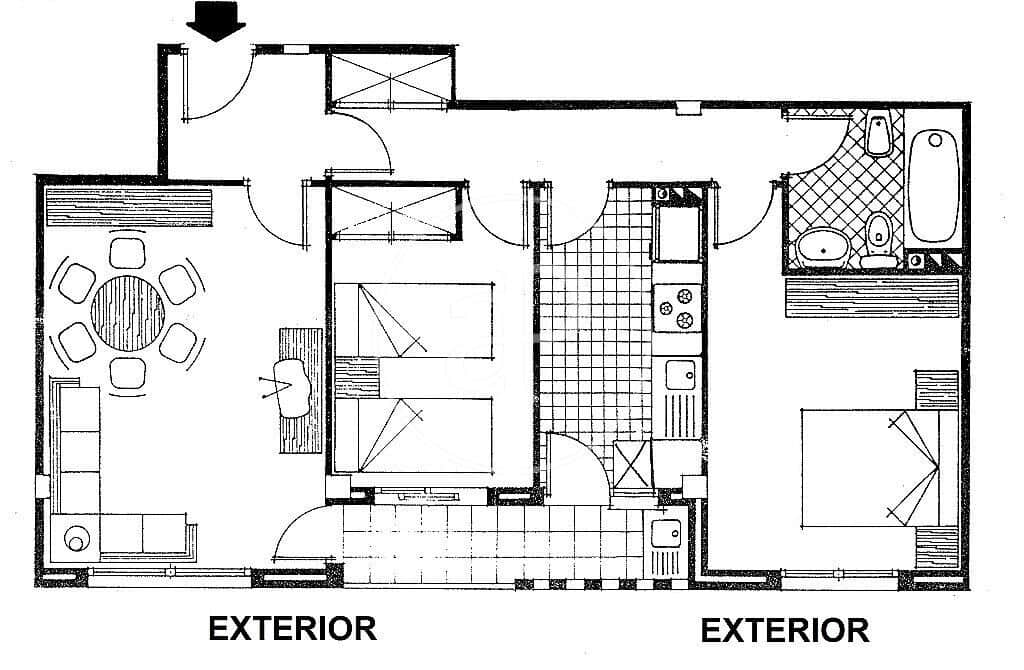 2 sypialnia Apartament do wynajęcia w Miasto Walencja - 1 350 € (Ref: 8764120)