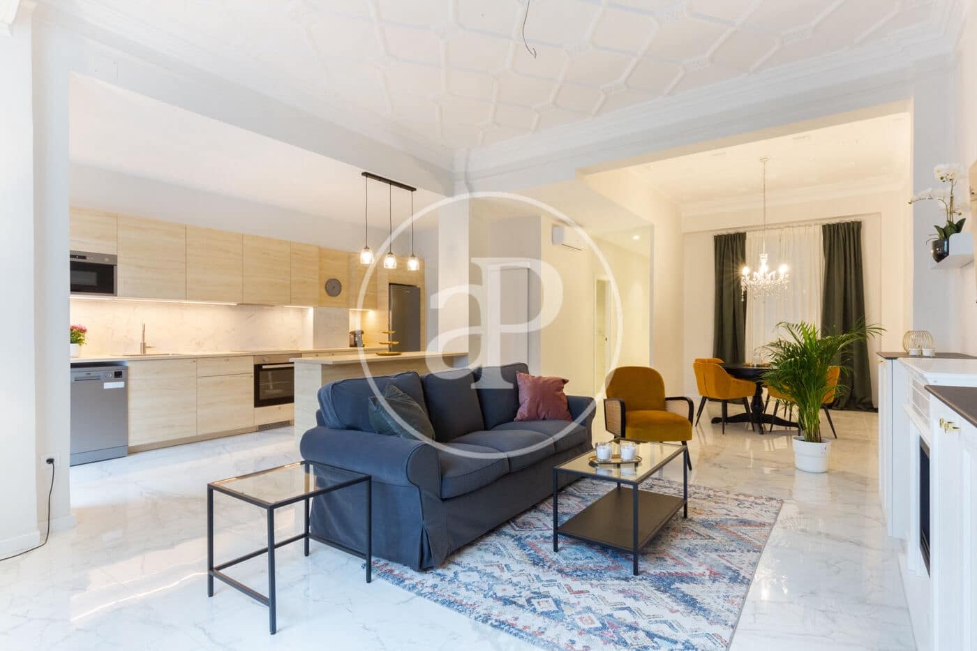 3 soverom Leilighet til leie i Valencia by - € 2 500 (Ref: 9000064)