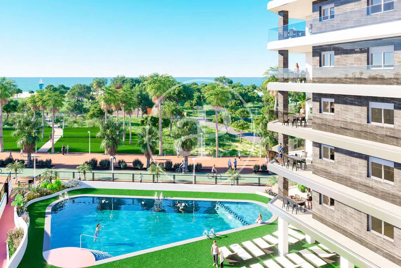 Leilighet til salgs i Cabanes med svømmebasseng - € 260 000 (Ref: 9000103)