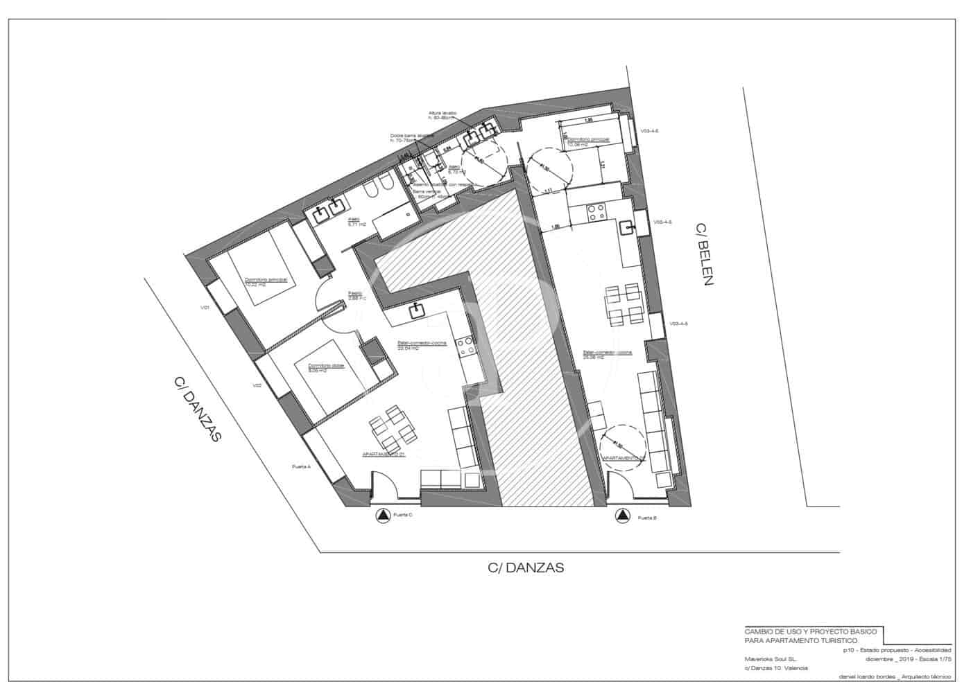 3 soveværelse Lejlighed til salg i Valencia by - € 675.000 (Ref: 9014226)