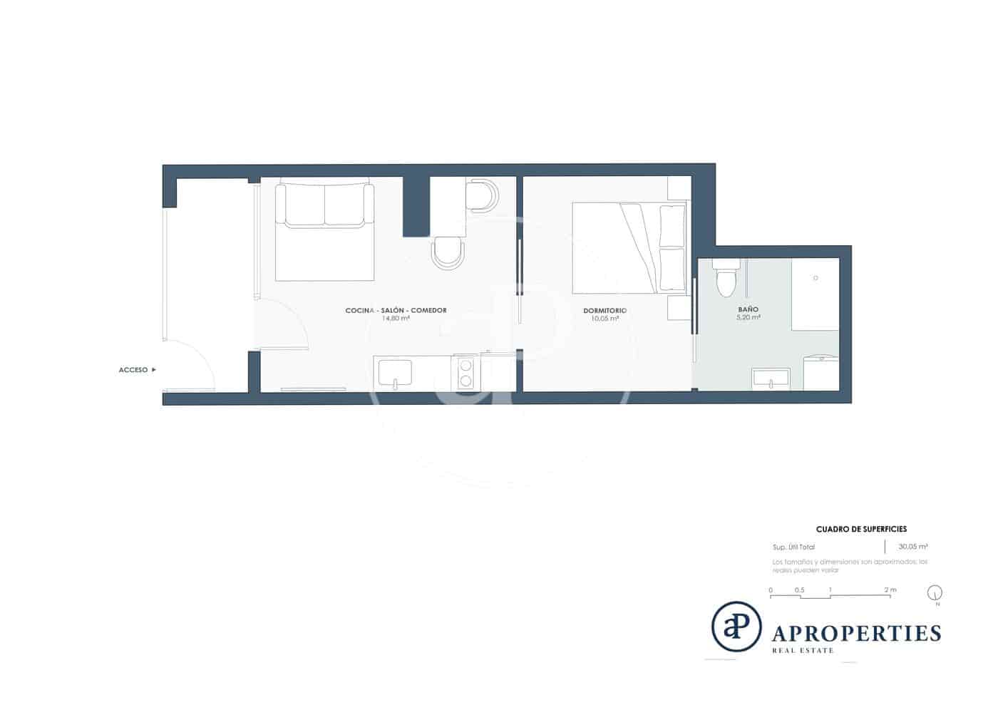 1 bedroom Apartment for sale in Valencia city - € 139,700 (Ref: 9059762)