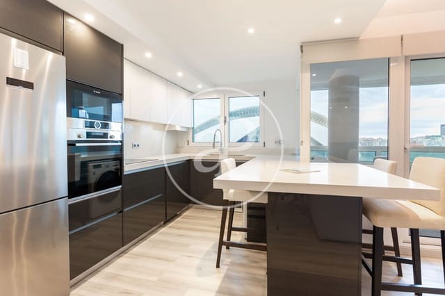 3 chambre Appartement à vendre à Ciutat de les Arts i de les Ciencies, Valence ville avec piscine - 695 000 € (Ref: 9059766)