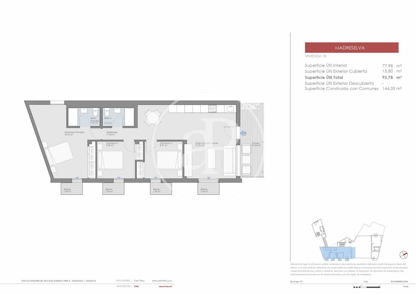 Appartement à vendre à Burjassot - 201 700 € (Ref: 9085540)