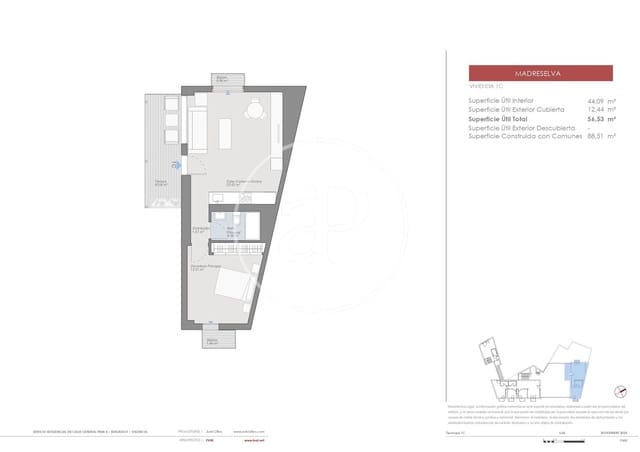 Apartamento para venda em Burjassot - 201 700 € (Ref: 9085541)
