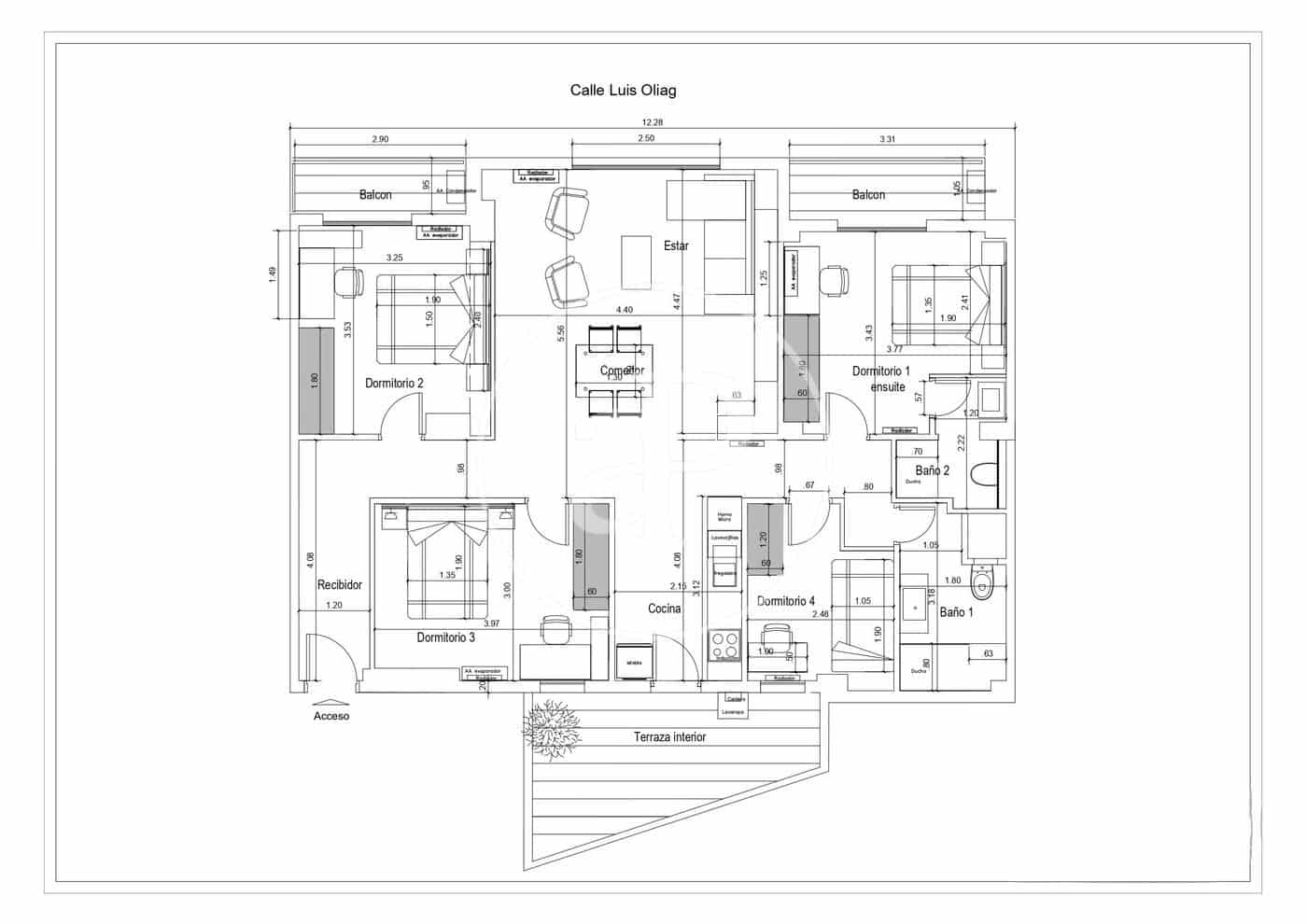 4 camera da letto Appartamento in vendita in Valencia citta - 395.000 € (Rif: 9104880)