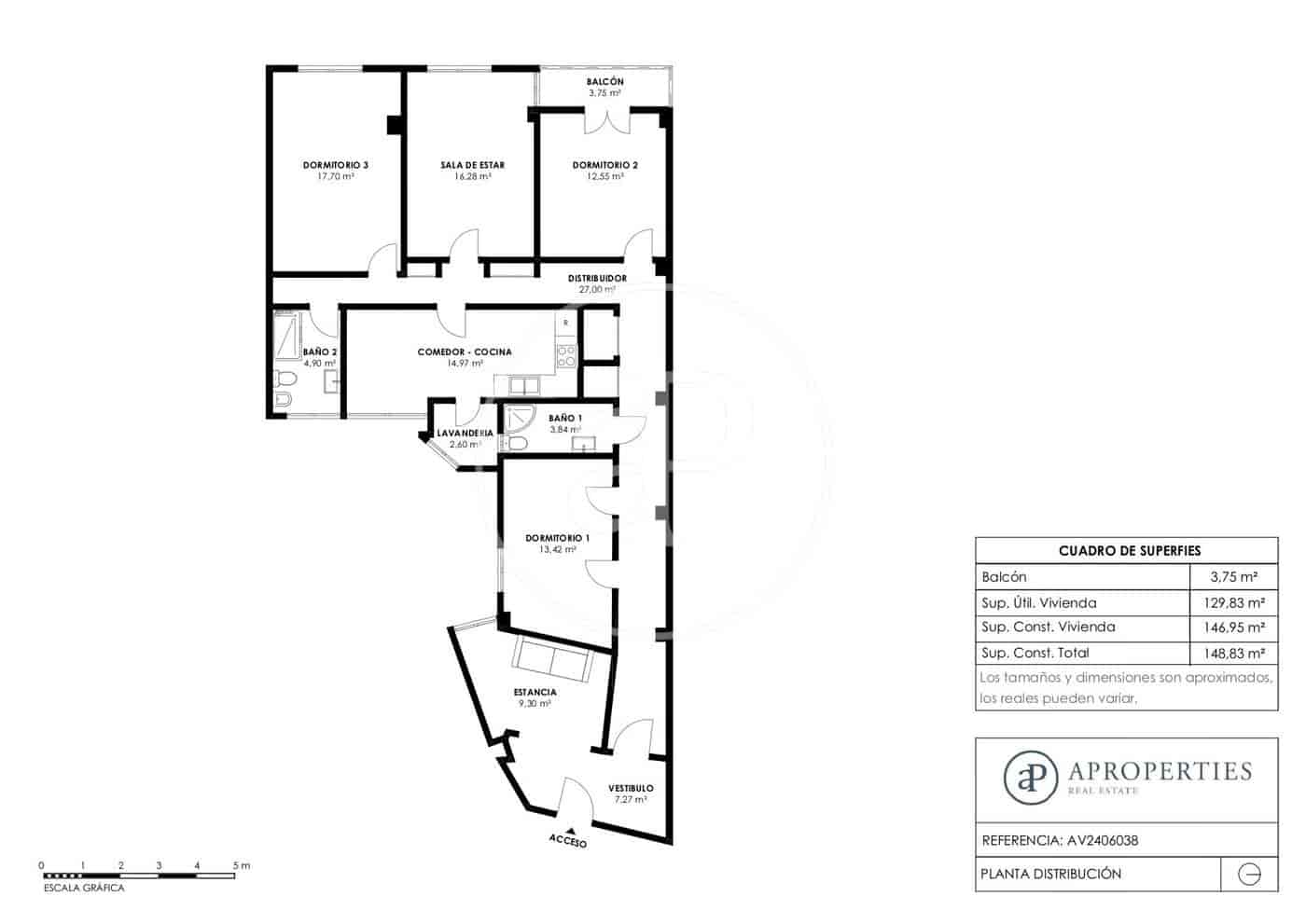 3 sovrum Lägenhet att hyra i Valencia stad - 1 600 € (Ref: 9104886)