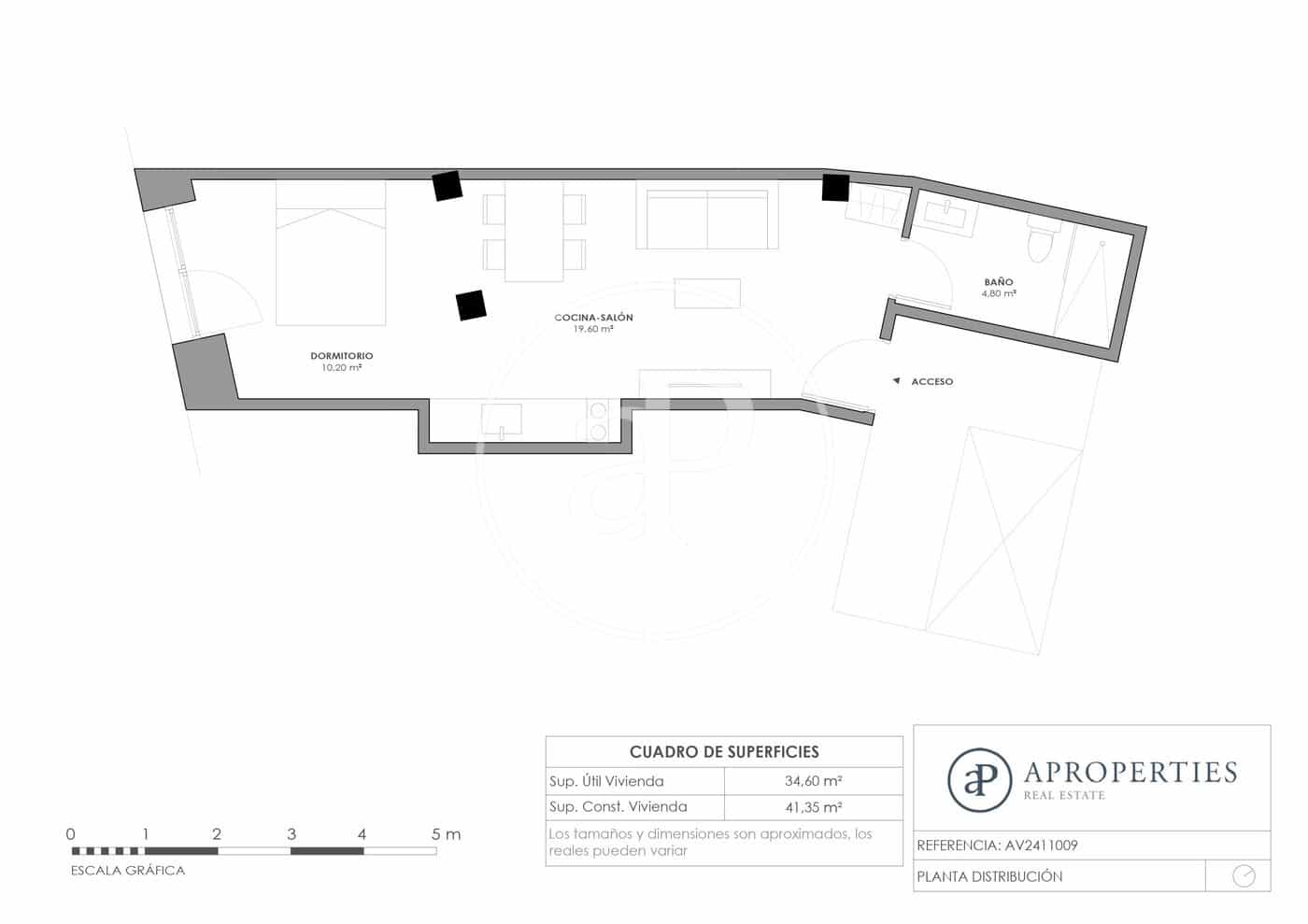 1 bedroom Villa for rent in Valencia city - € 1,100 (Ref: 9147473)