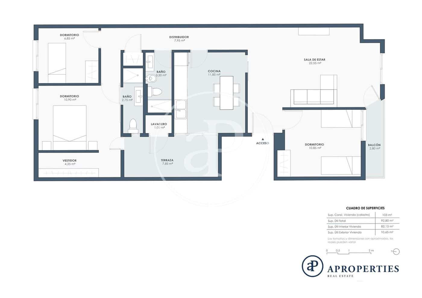 3 chambre Appartement à vendre à Valence ville - 373 000 € (Ref: 9317904)