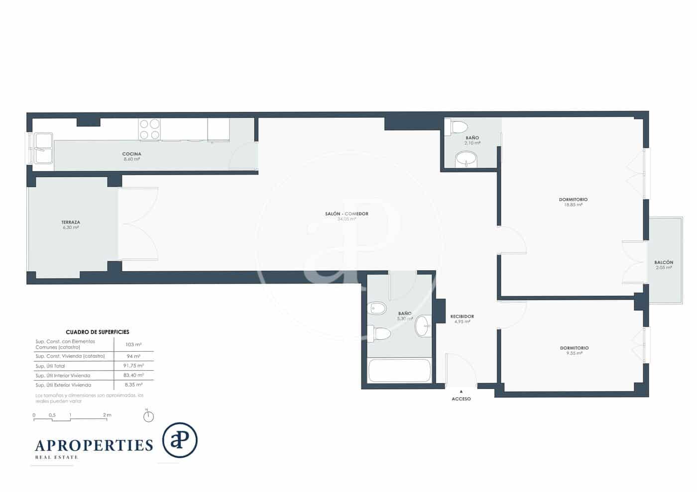 2 soverom Leilighet til salgs i Alboraya / Alboraia med svømmebasseng - € 433 000 (Ref: 9317905)