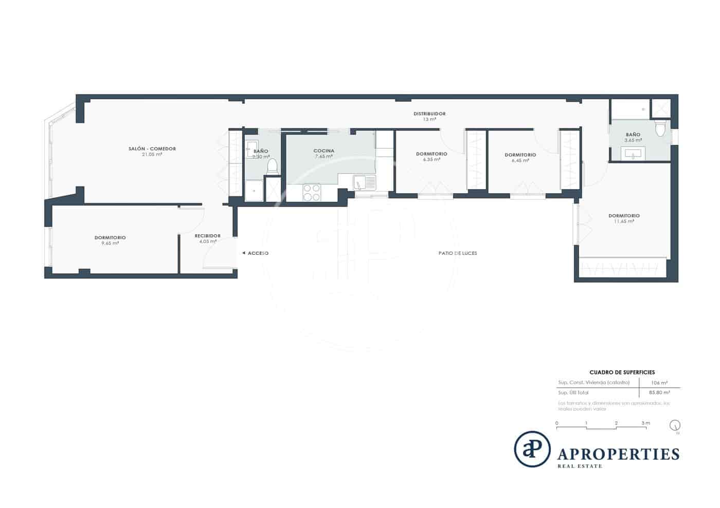 4 slaapkamer Appartement te koop in Valencia stad - € 335.000 (Ref: 9359676)