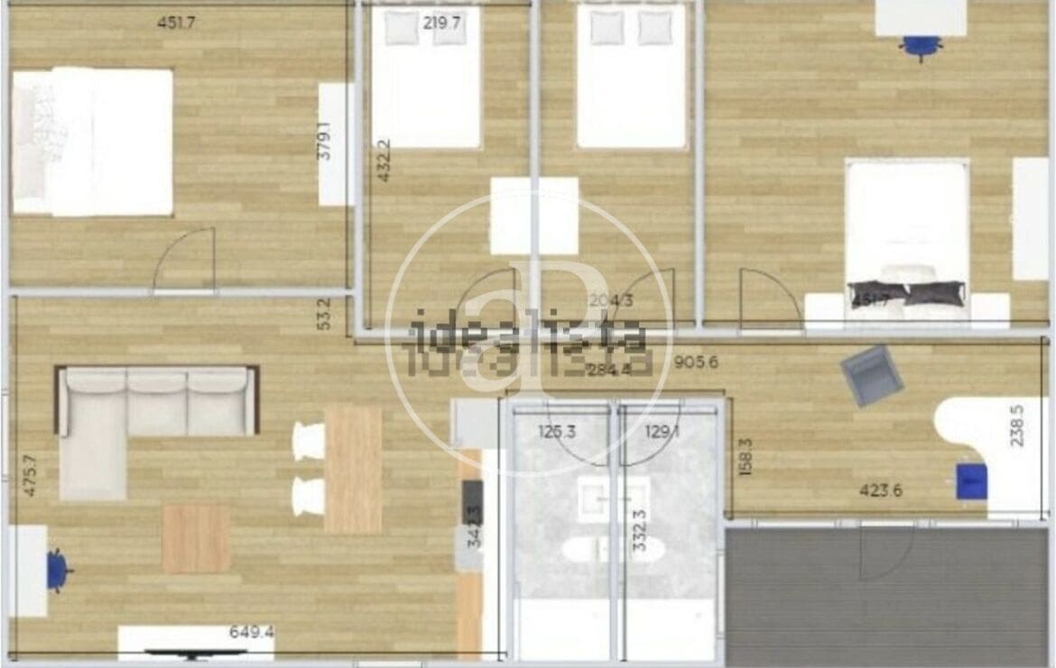 4 sypialnia Apartament na sprzedaż w Miasto Walencja - 354 500 € (Ref: 9403483)