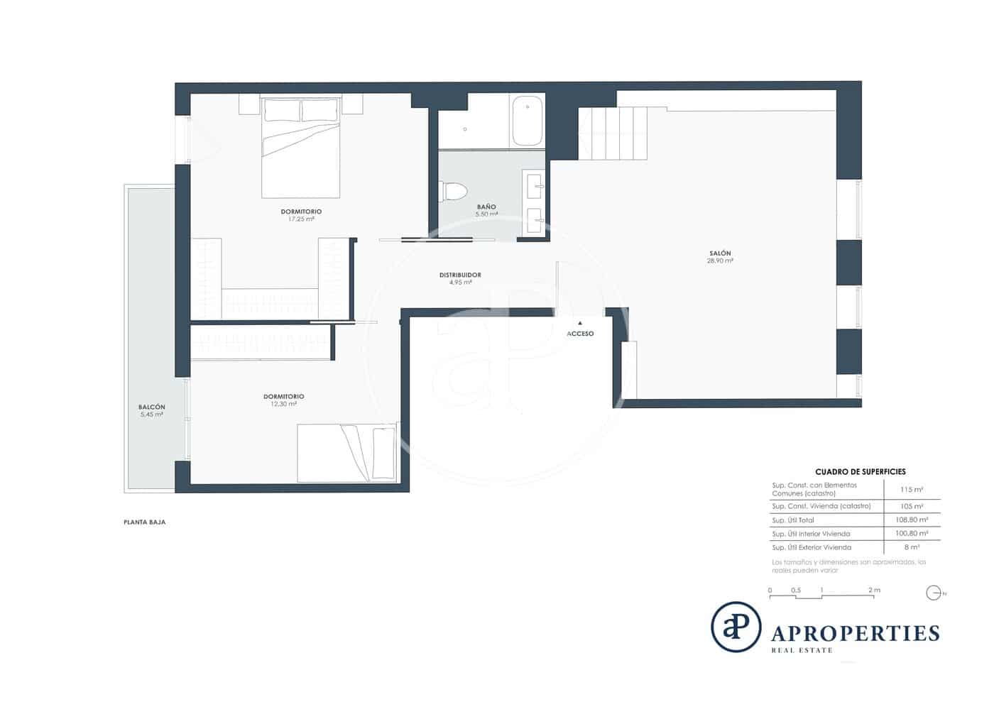 2 bedroom Penthouse for sale in Valencia city - € 670,000 (Ref: 9406708)