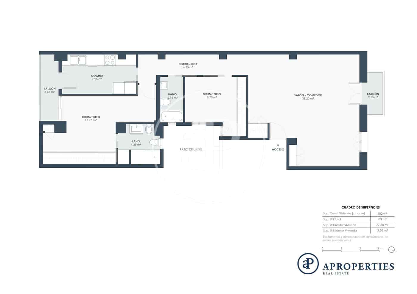 2 soverom Leilighet til salgs i Valencia by - € 375 000 (Ref: 9414195)