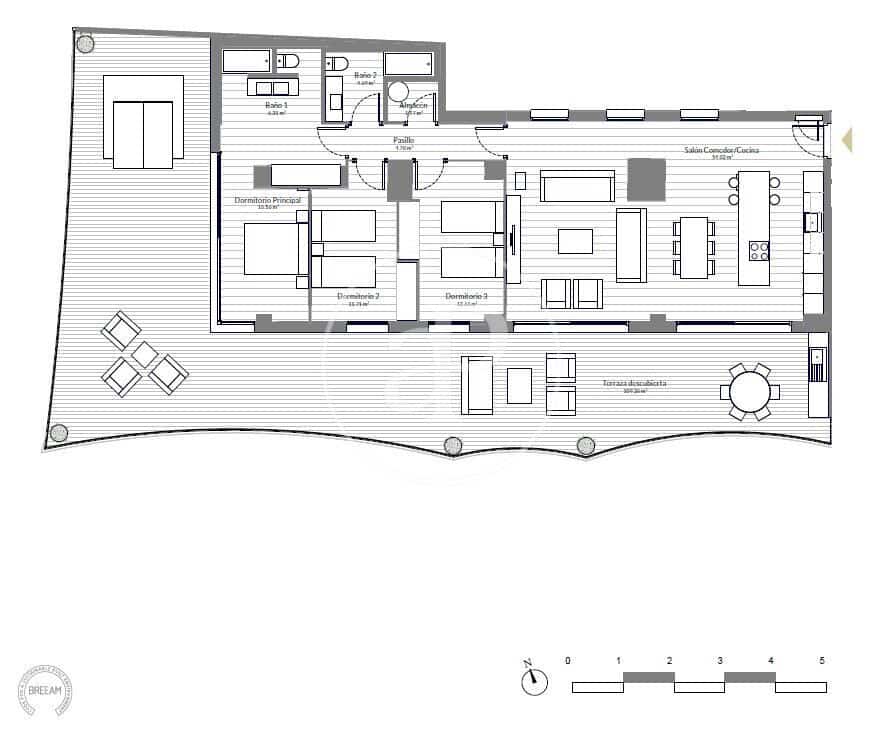 3 chambre Appartement à vendre à Valence ville avec piscine - 1 300 000 € (Ref: 9433616)