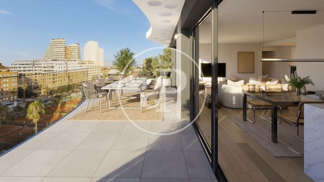 3 sypialnia Apartament na sprzedaż w Ciutat de les Arts i de les Ciencies, Miasto Walencja z basenem - 1 300 000 € (Ref: 9433617)