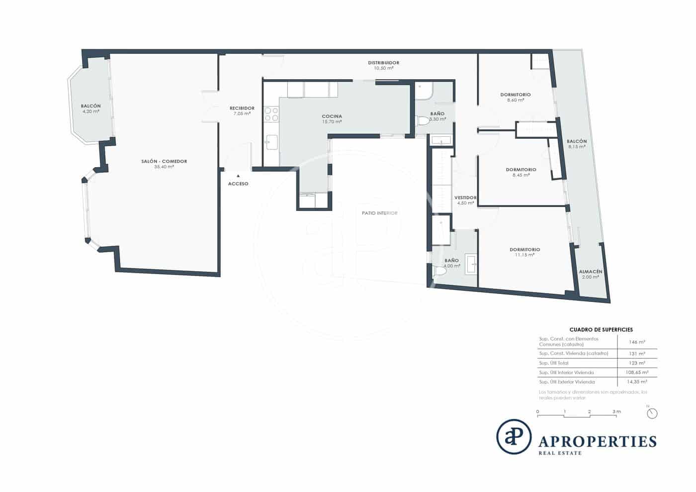 3 bedroom Apartment for sale in Valencia city - € 395,000 (Ref: 9468530)
