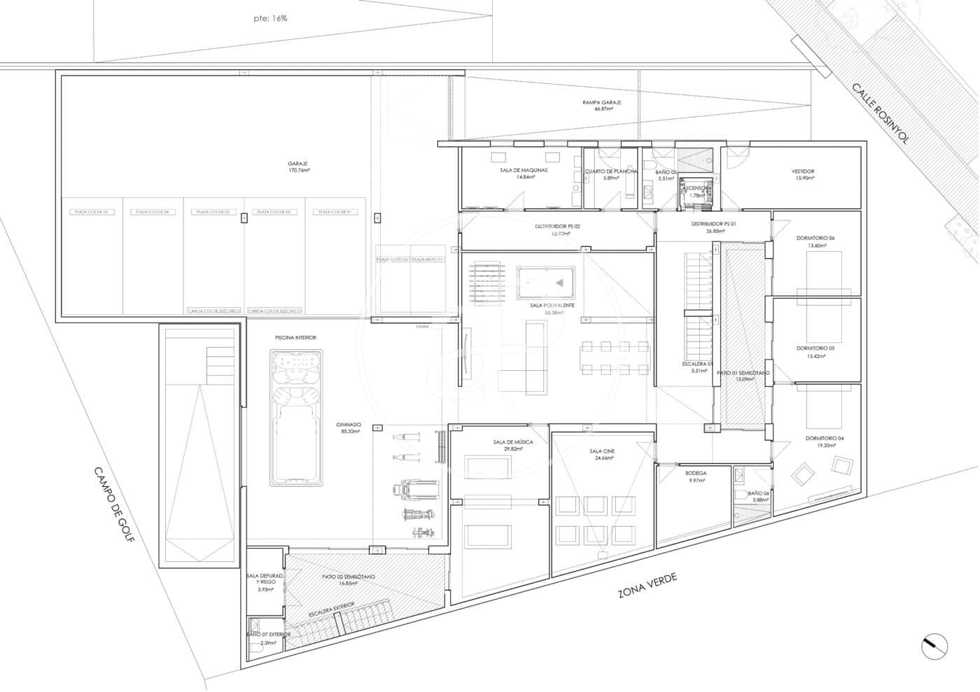 6 bedroom Villa for sale in Betera with pool - € 2,960,000 (Ref: 9468532)