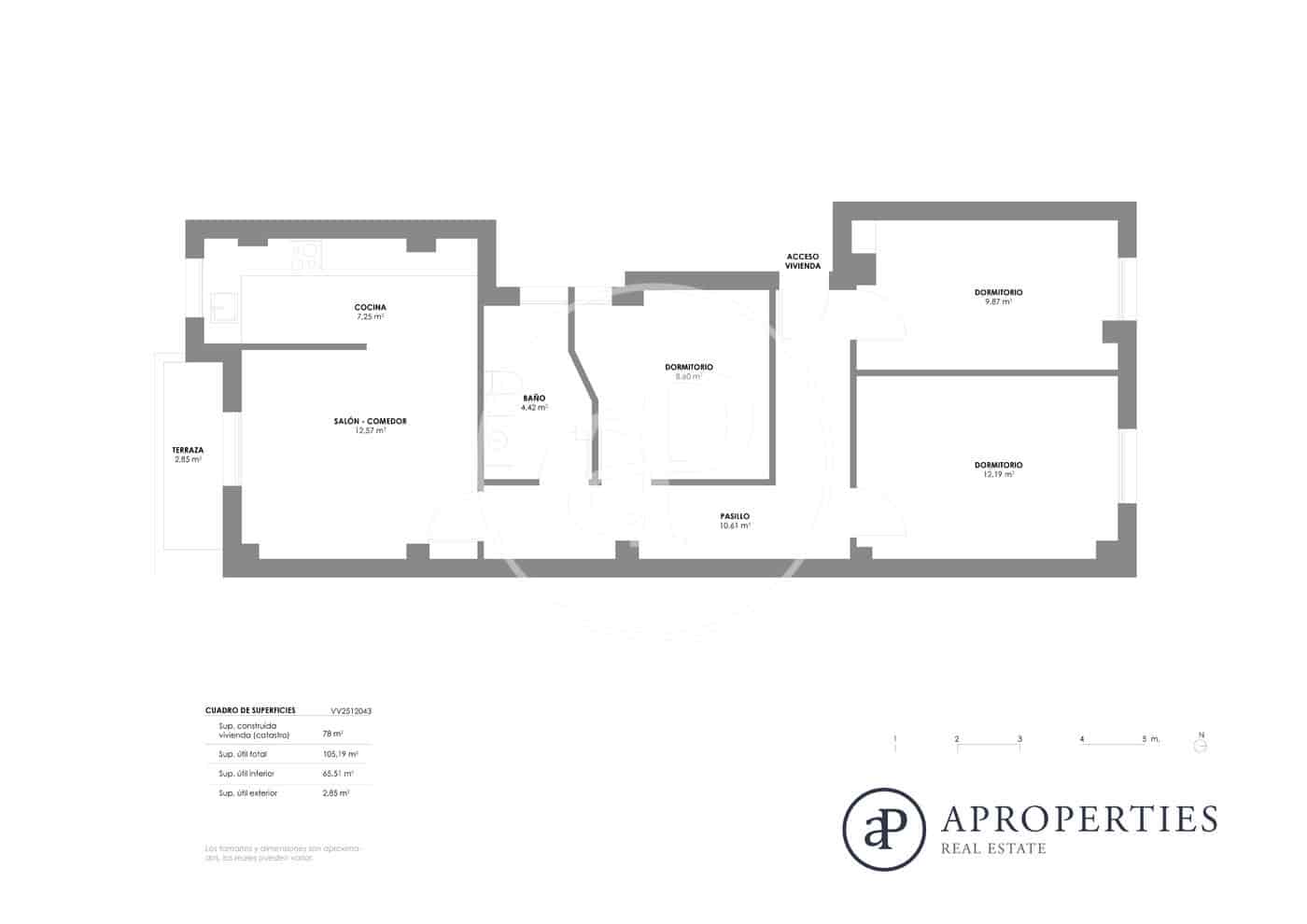 3 camera da letto Appartamento in vendita in Valencia citta - 269.000 € (Rif: 9476198)