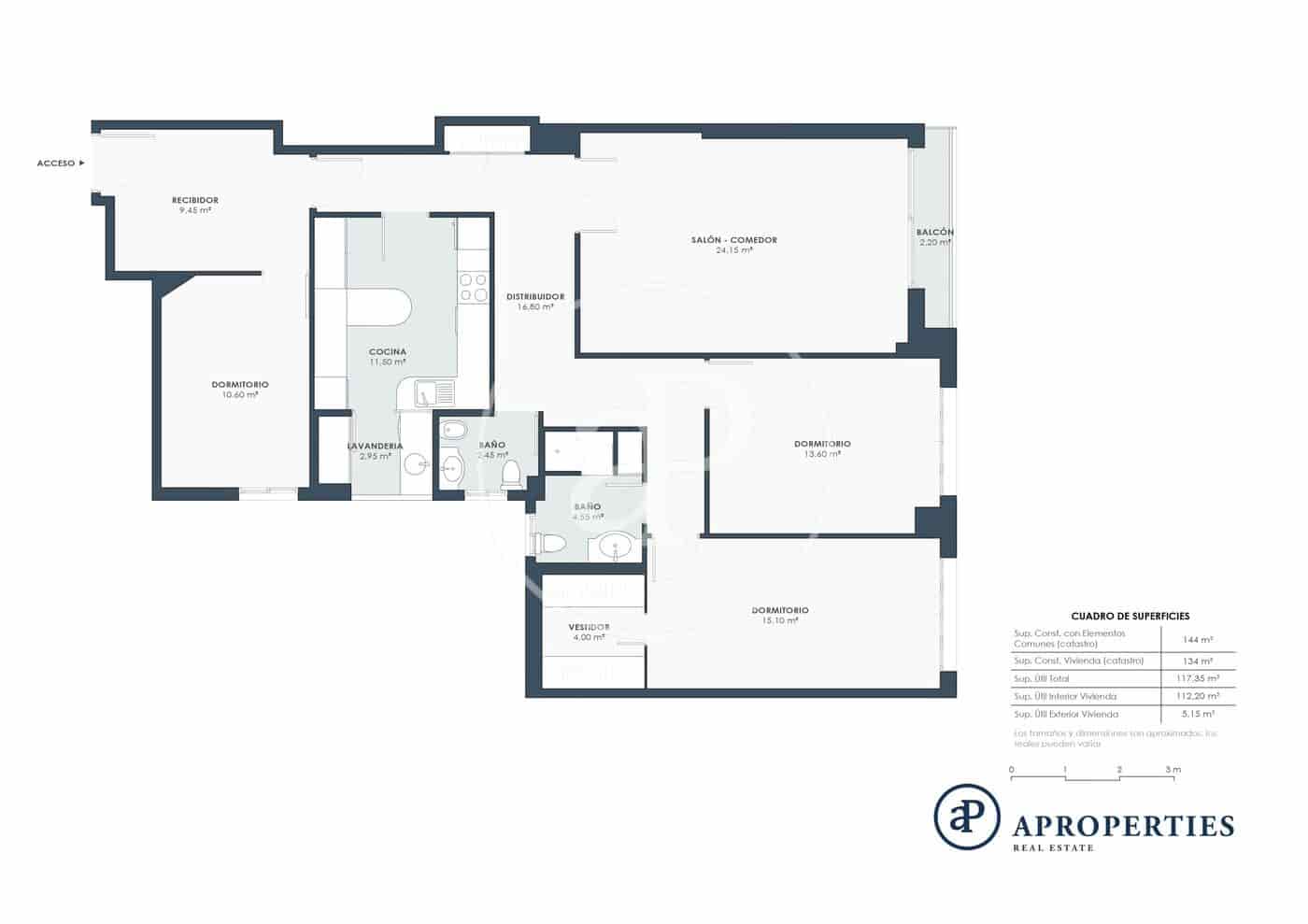 3 makuuhuone Huoneisto myytävänä paikassa Valencia kaupunki - 800 000 € (Ref: 9491501)