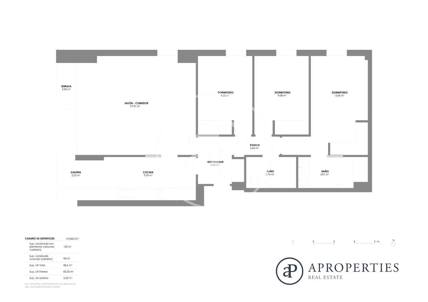 3 bedroom Apartment for sale in Valencia city with pool - € 750,000 (Ref: 9504362)