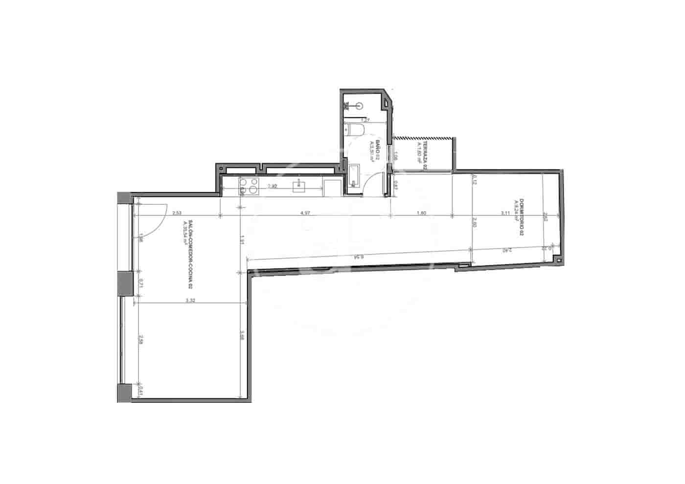 1 sypialnia Apartament na sprzedaż w Miasto Walencja - 240 000 € (Ref: 9541207)