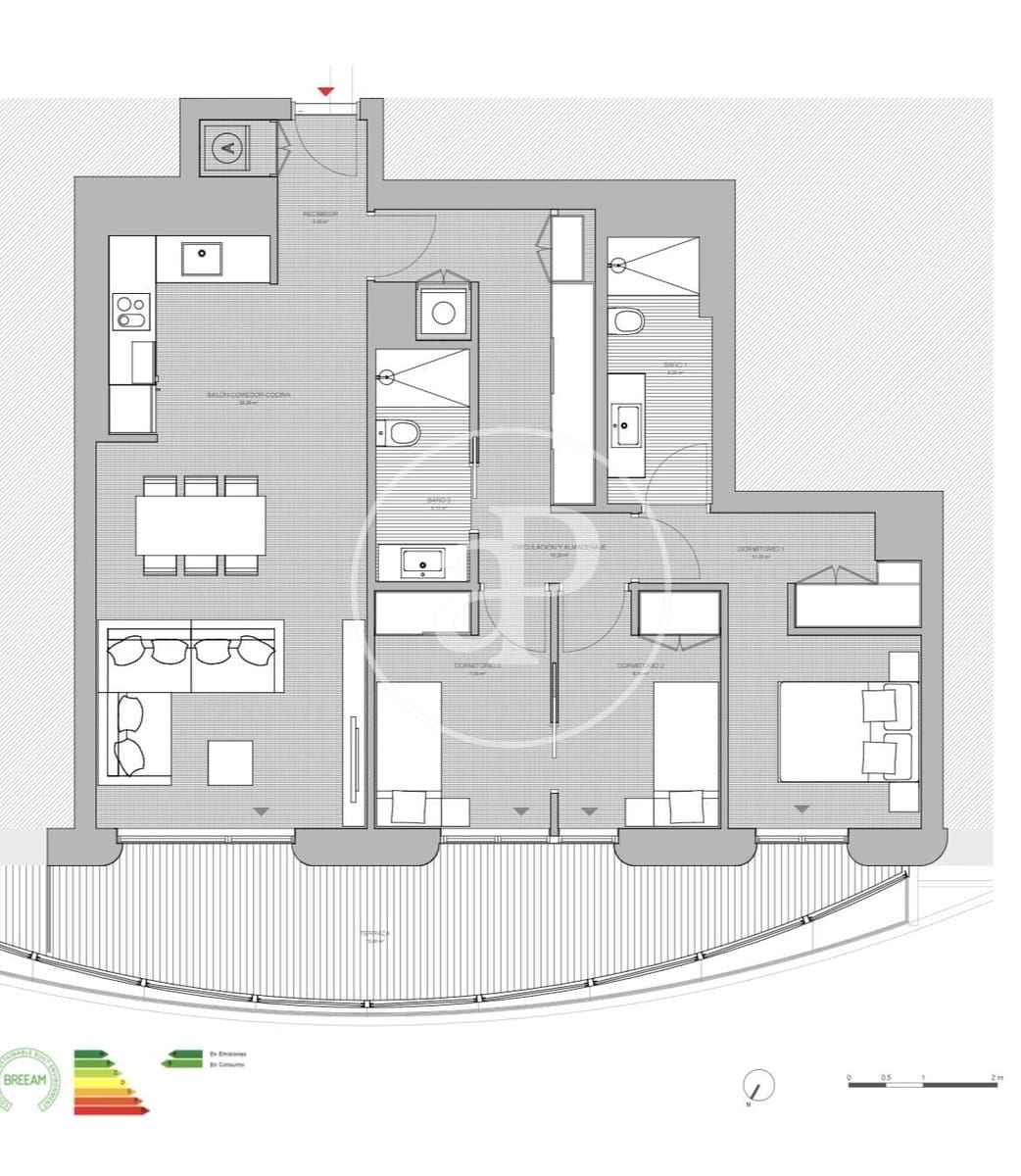 3 soverom Leilighet til salgs i Valencia by med svømmebasseng - € 730 000 (Ref: 9541211)