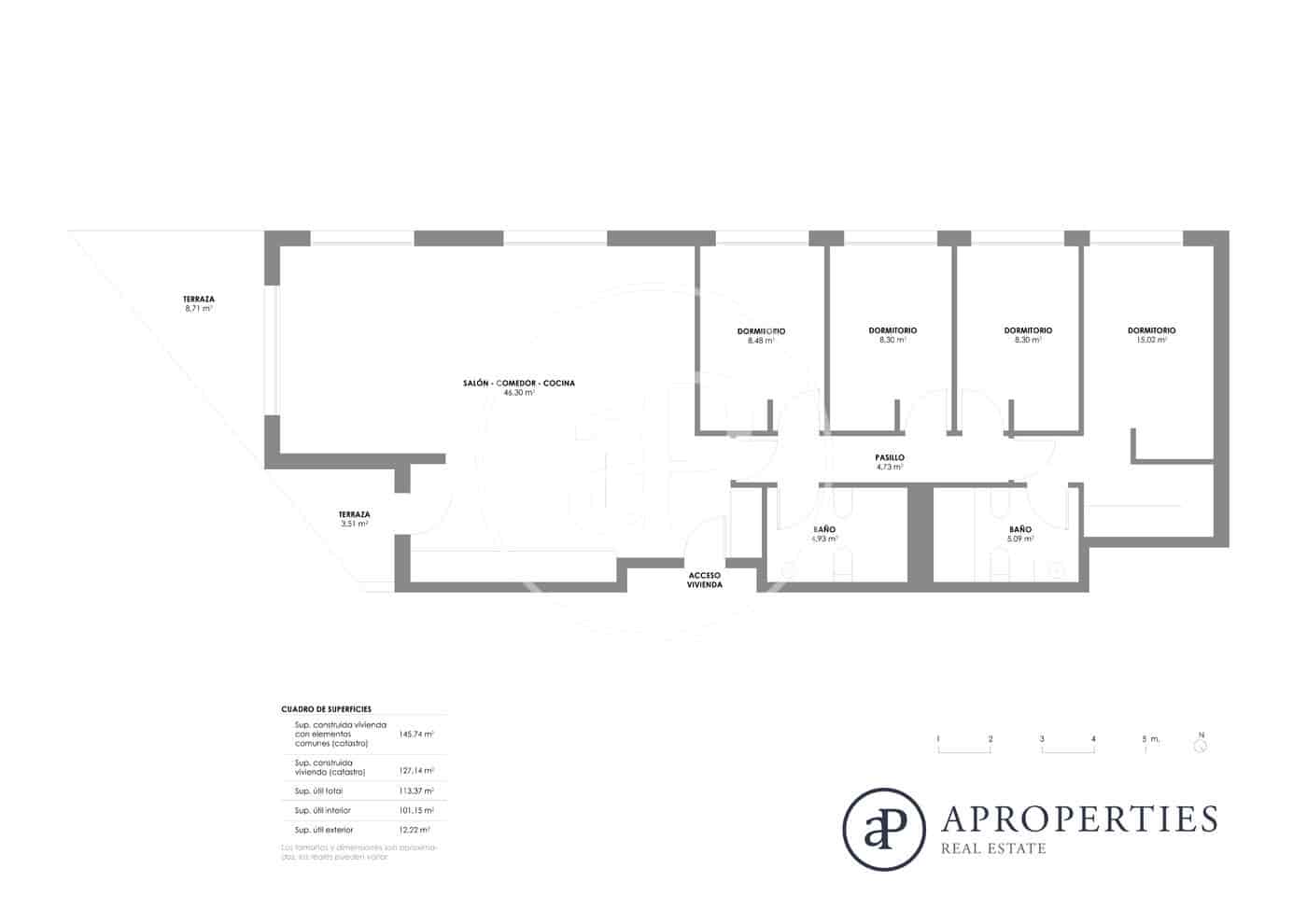 Apartamento de 3 habitaciones en València ciudad en alquiler con piscina garaje - 2.500 € (Ref: 9690682)