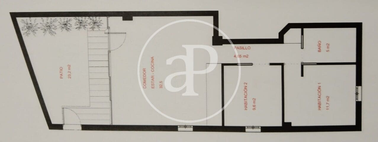 2 soverom Leilighet til leie i Valencia by - € 2 300 (Ref: 9690684)