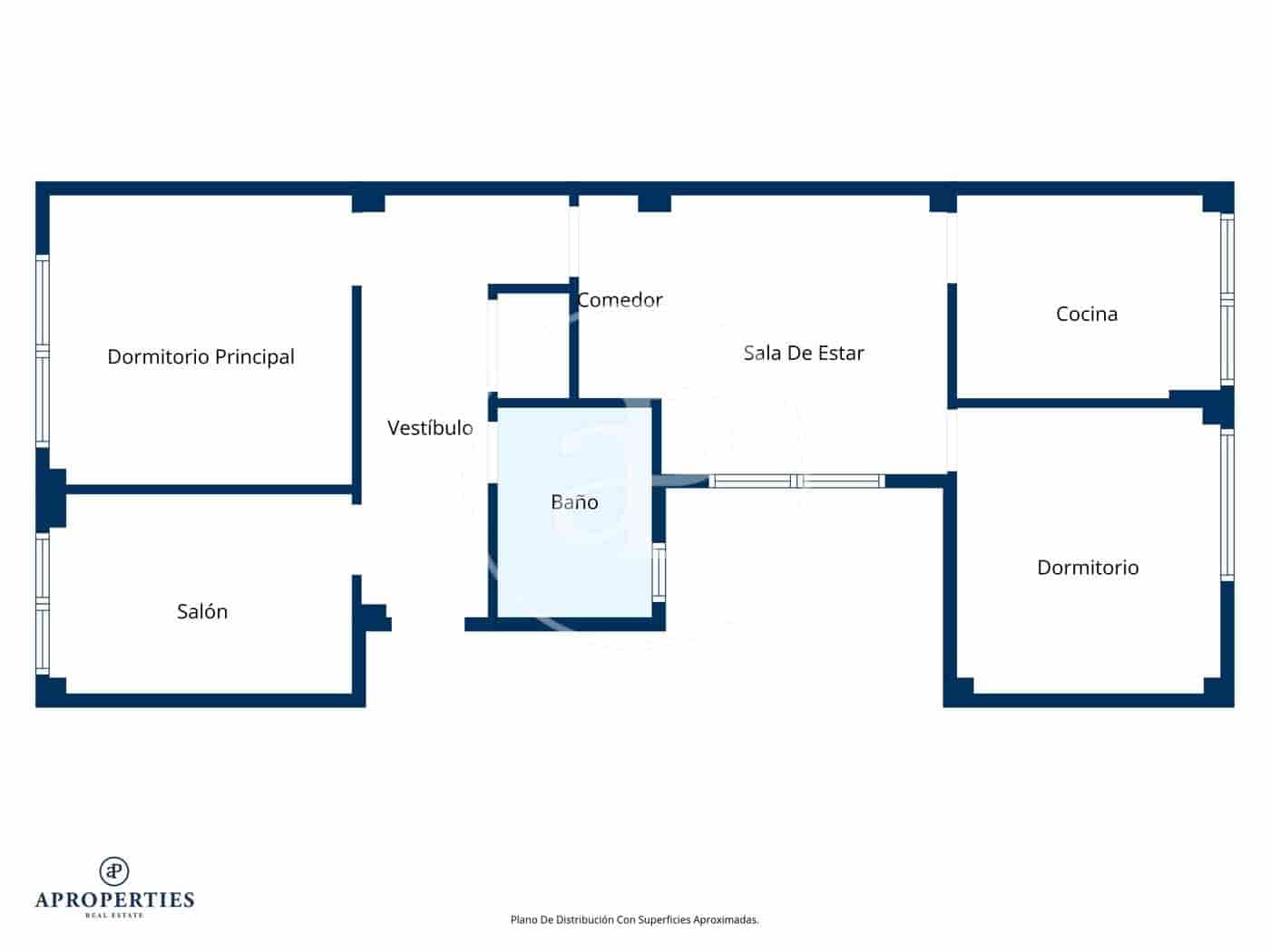 3 bedroom Apartment for rent in Valencia city - € 1,400 (Ref: 9701705)