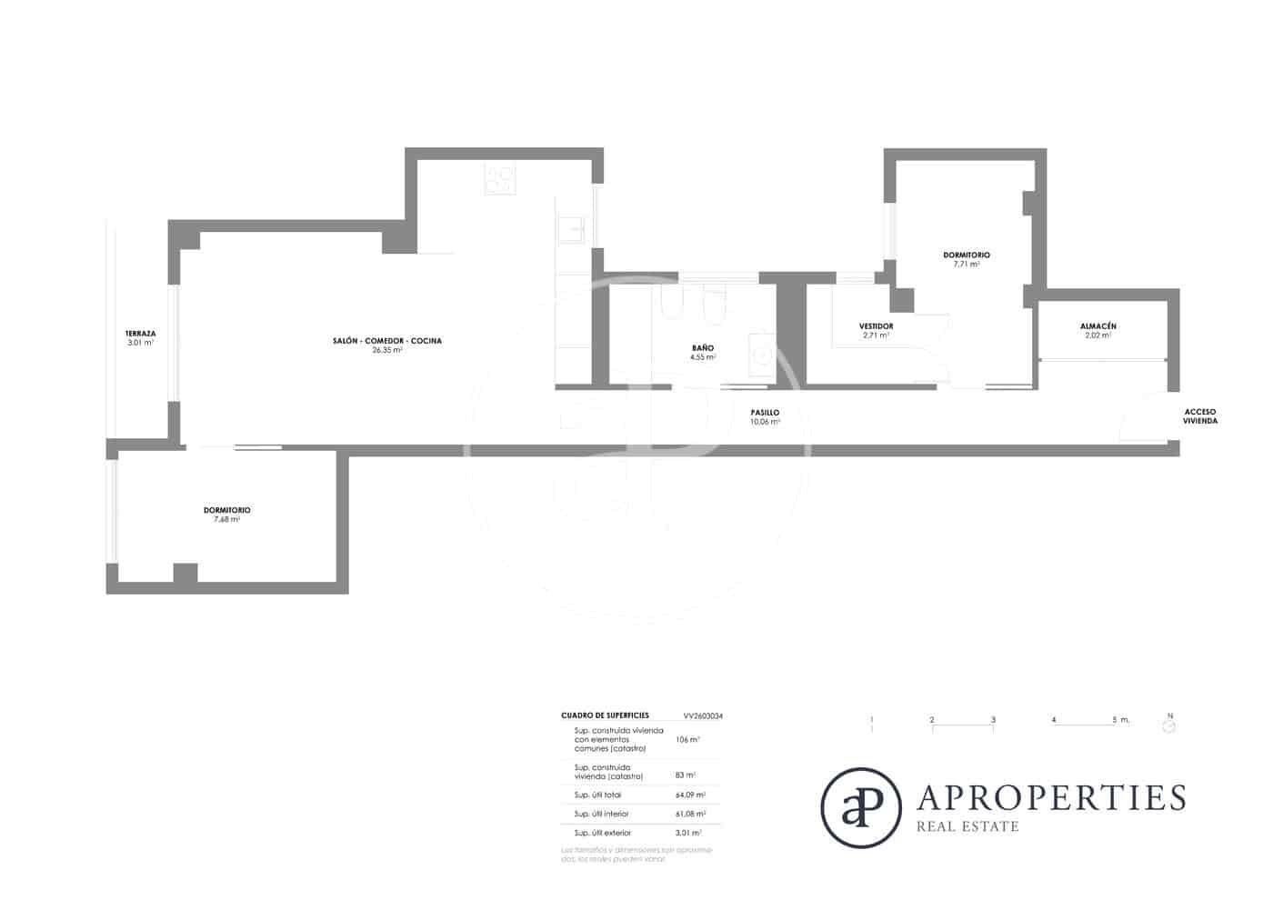 2 bedroom Apartment for sale in Valencia city - € 305,000 (Ref: 9720042)