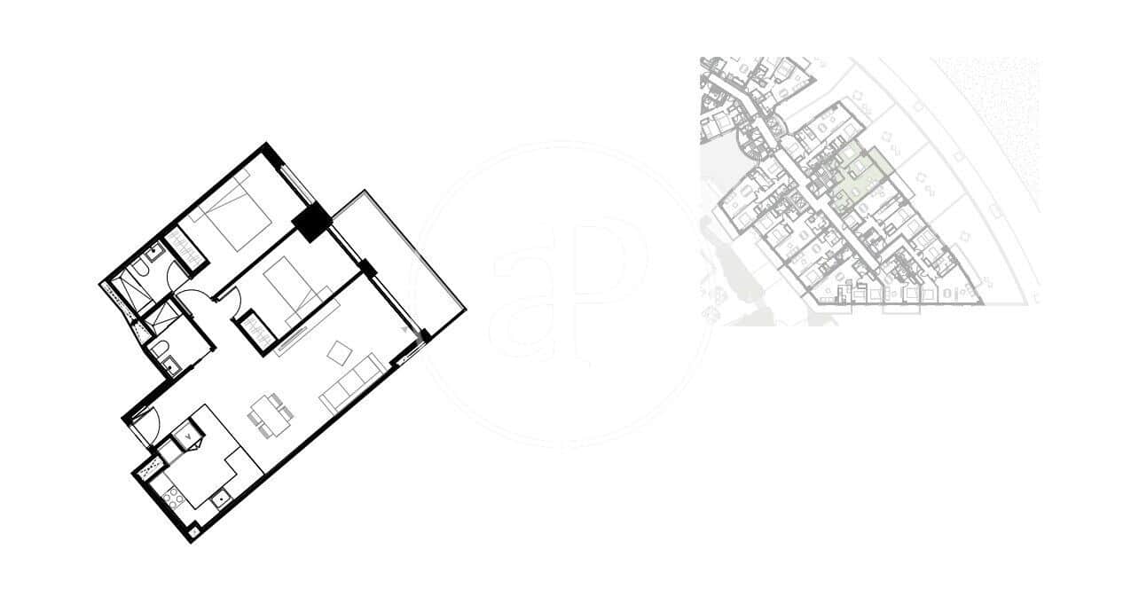 Apartamento de 2 habitaciones en València ciudad en venta con piscina - 480.000 € (Ref: 9738647)