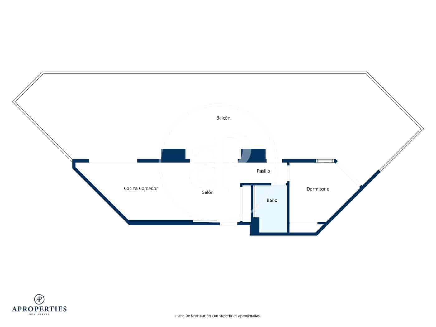 1 bedroom Penthouse for rent in Valencia city - € 2,500 (Ref: 9741831)