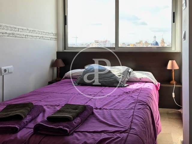 3 Zimmer Penthouse zu vermieten in El Botanic, València Stadt - 1.650 € (Ref: 9752122)