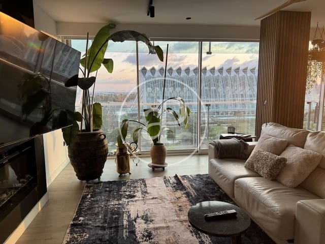 3 bedroom Apartment for rent in Ciutat de les Arts i de les Ciencies, Valencia city with garage - € 2,800 (Ref: 9788476)