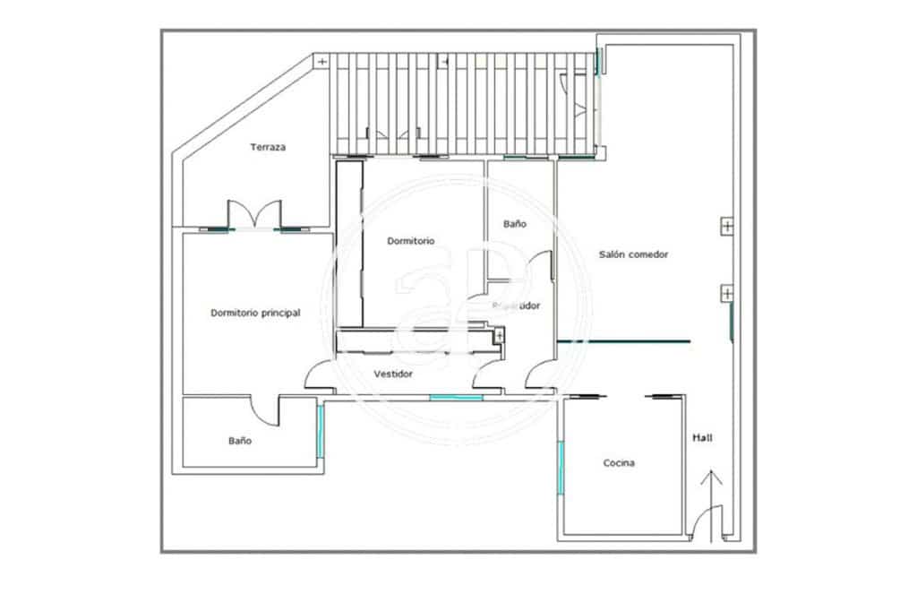 1 makuuhuone Huoneisto myytävänä paikassa Valencia kaupunki - 695 000 € (Ref: 9788480)