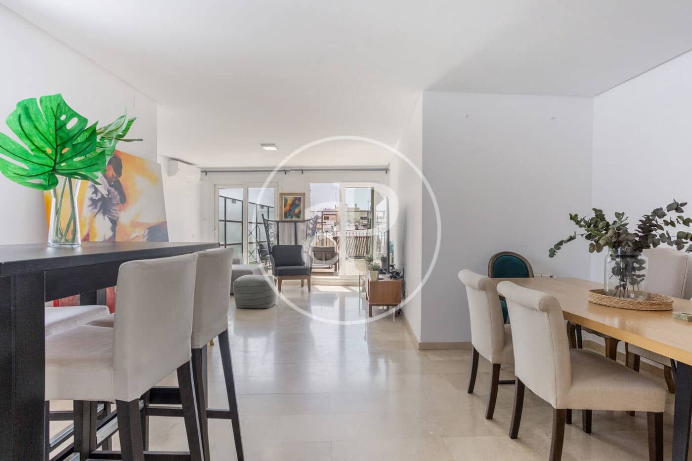 1 slaapkamer Penthouse te huur in Valencia stad - € 1.900 (Ref: 9791133)
