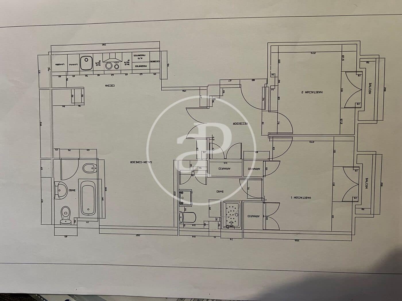 2 quarto Apartamento para arrendar em Valencia cidade - 1 600 € (Ref: 9820601)