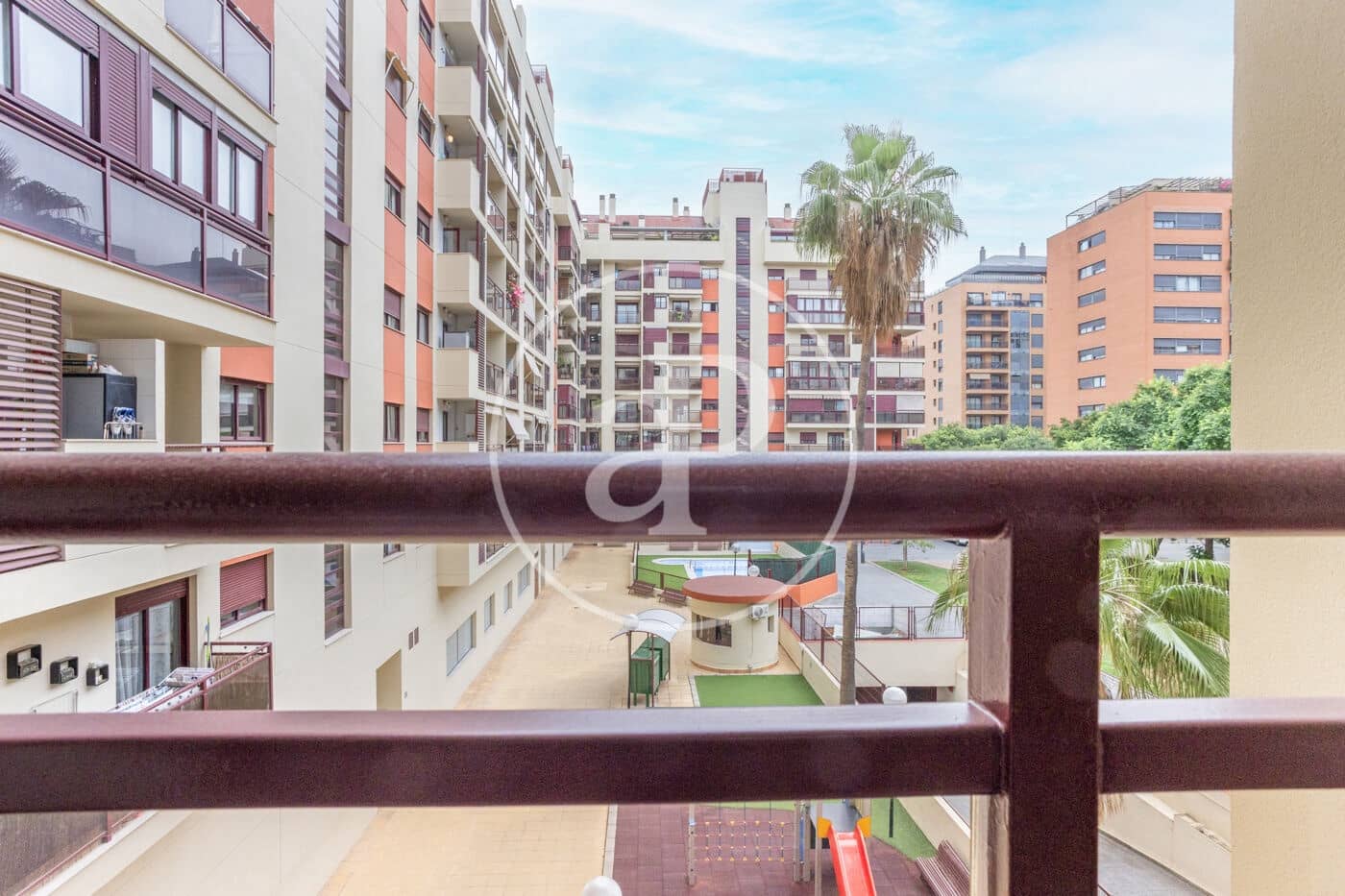 2 Zimmer Apartment zu vermieten in Valencia Stadt mit Pool Garage - 1.500 € (Ref: 9831616)