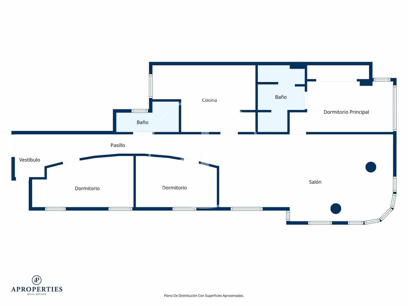 Apartamento de 3 habitaciones en Almenara en alquiler - 1.000 € (Ref: 9839324)