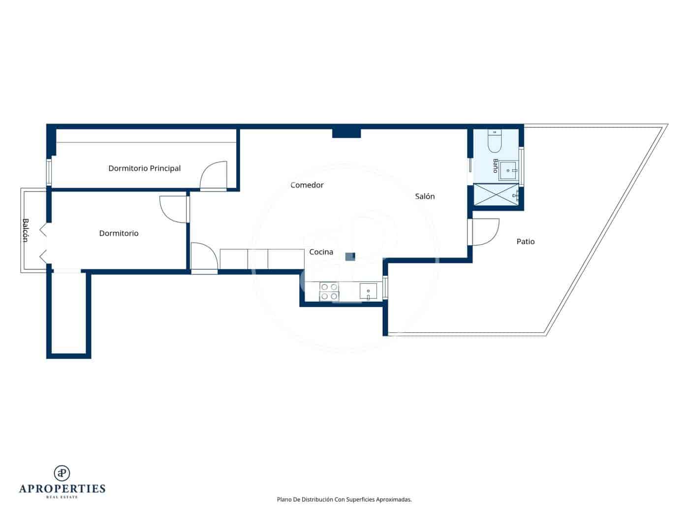 2 Zimmer Apartment zu verkaufen in Valencia Stadt - 425.000 € (Ref: 9839330)
